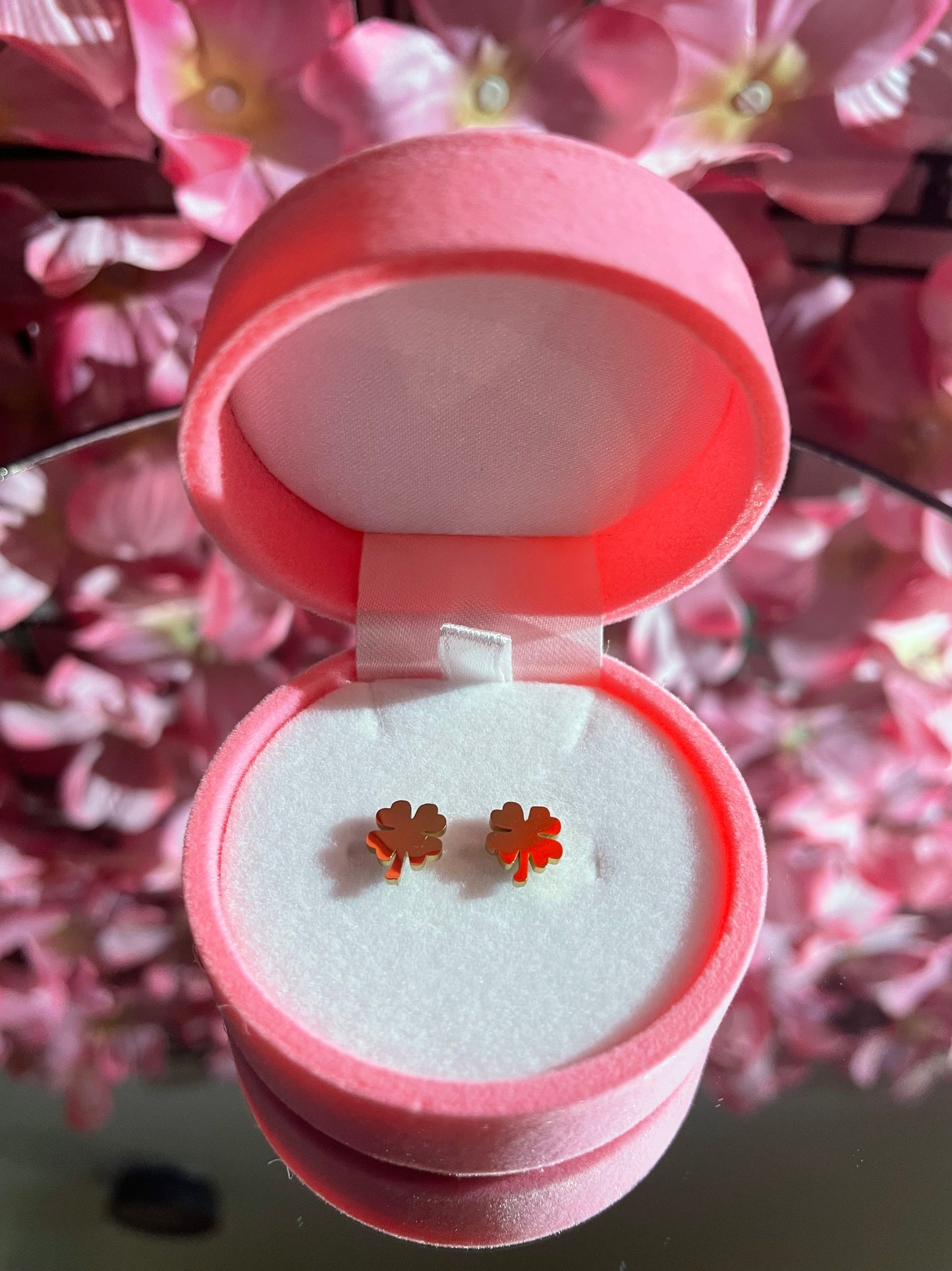 Lucky Clover Charm Earrings